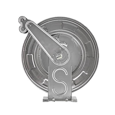 Food Grade SUS304 Stainless Steel Retractable High Pressure Hose Reel