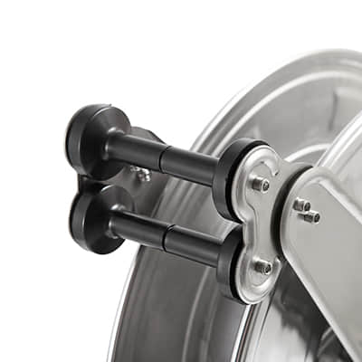 Food Grade SUS304 Stainless Steel Retractable High Pressure Hose Reel