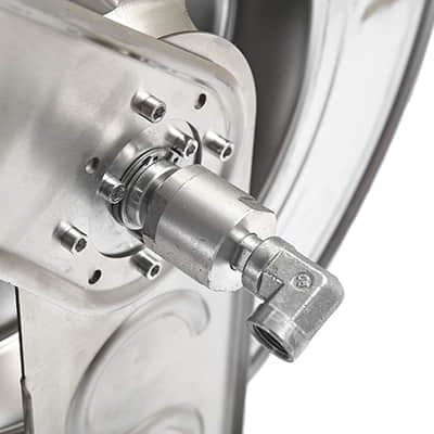 Food Grade SUS304 Stainless Steel Retractable High Pressure Hose Reel